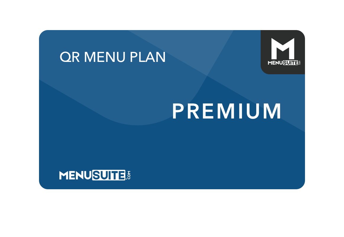 qr menu premium plan image menusuite.com