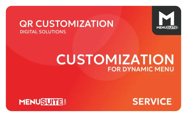 customization options for dynamic qr menu - εξατομίκευση για dynamic menu